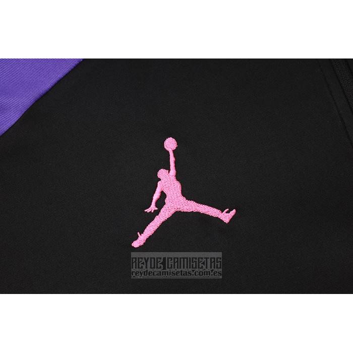 Chandal de Sudadera del Paris Saint-Germain Jordan Nino 2024-2025 Negro